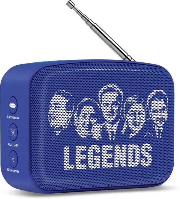 SAREGAMA Carvaan Mini Hindi 5 W Bluetooth Speaker (Regal Blue, Stereo Channel)