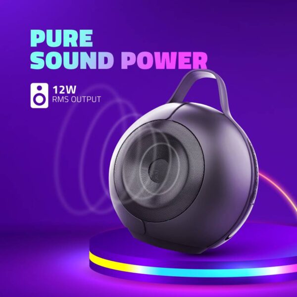 artis SoundMax 500 12 W Bluetooth Speaker  (Black, Stereo Channel) - Image 3